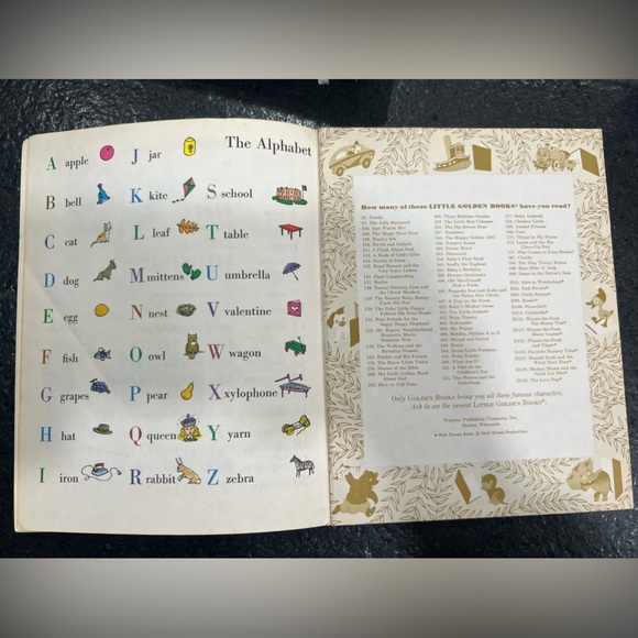 Vintage 1976 Little Golden Book Of Words Children's Book - Picture 5 of 13